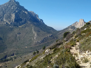 Puig Campana distant left