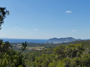 View from return from Sant Carles