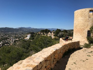 View over Javea from windmill