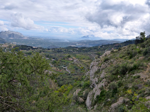 Segaria ridge and Montgo in the distance